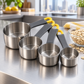 4-Piece Metal Measuring Cup Set — main product view