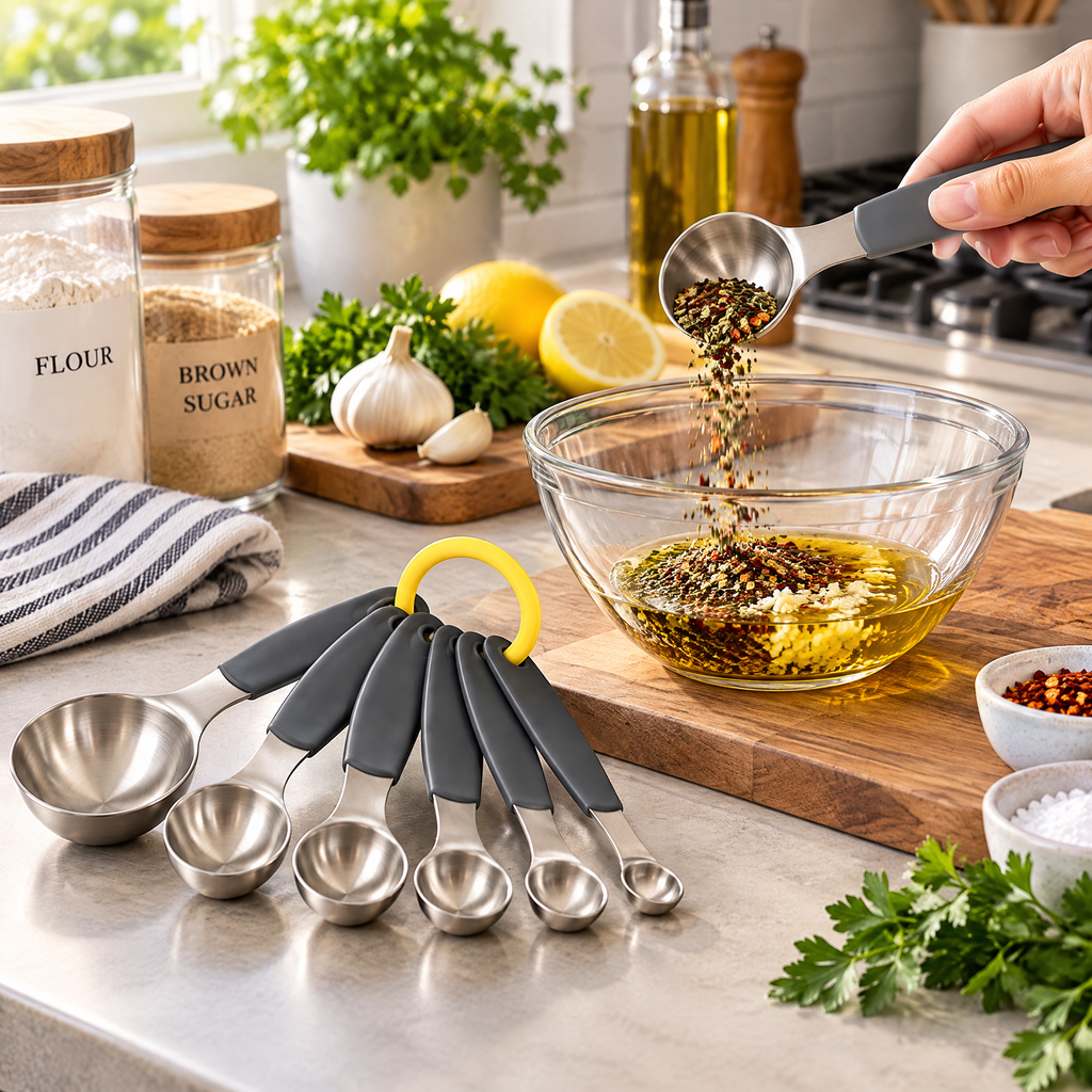 6-Piece Metal Measuring Spoon Set — detail 3