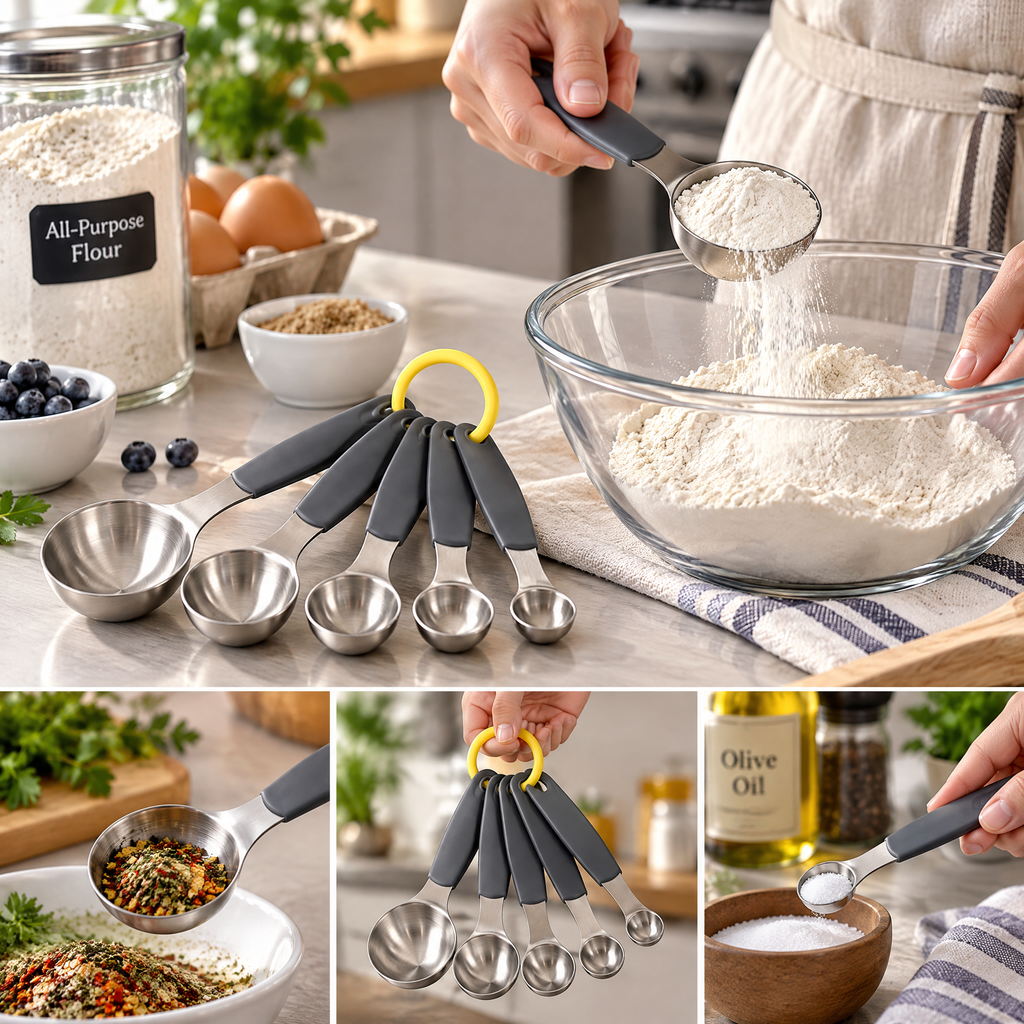 6-Piece Metal Measuring Spoon Set — detail 4