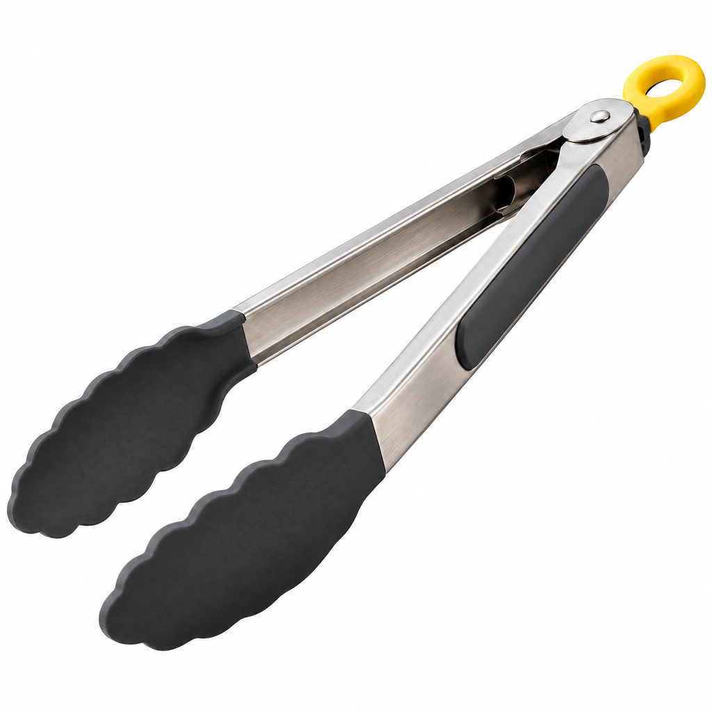 Charcoal-Tip Kitchen Tongs — detail 1